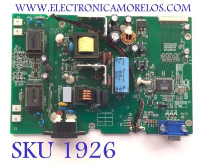 MAIN FUENTE (COMBO) PARA MONITOR DELL / NUMERO DE PARTE 790441200511R / 79044120 / 490441200113R / QLIF-046 / E248779 / PANEL M190E5-L0A REV.C1 / MODELO E197FPF